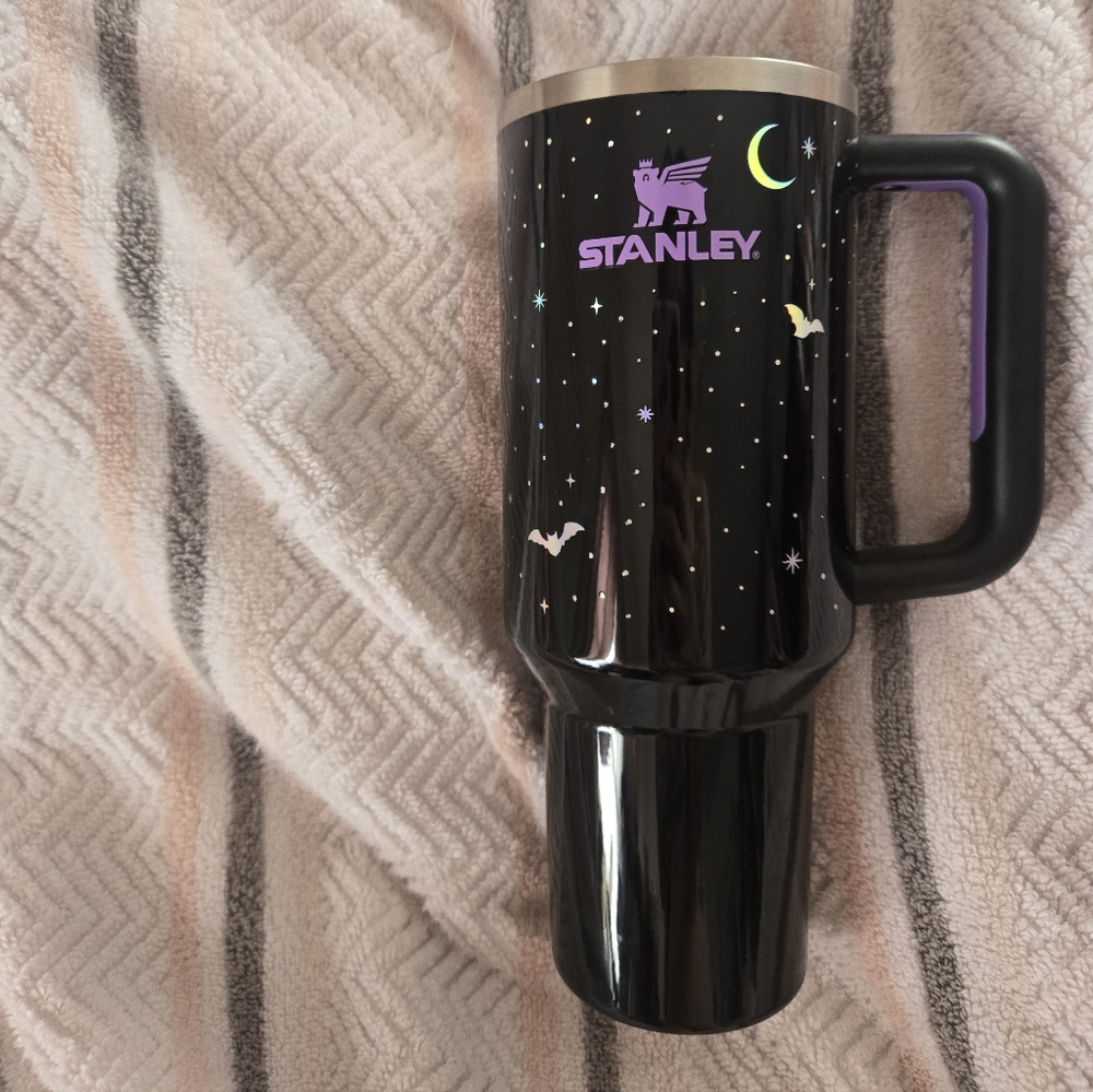 Stanley Black Halloween with Purple Logo